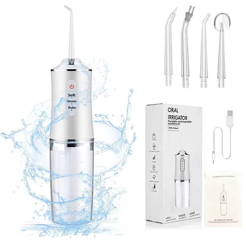 Say Goodbye to Bleeding Gums & Painful Flossing: Clean in 60 Seconds With the LumiSmile Water Flosser