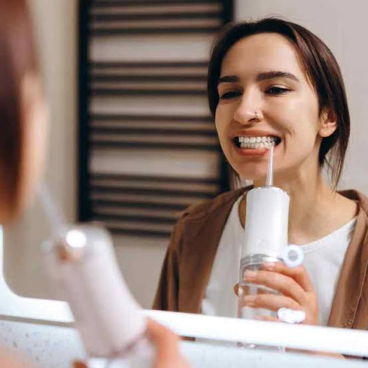 Say Goodbye to Bleeding Gums & Painful Flossing: Clean in 60 Seconds With the LumiSmile Water Flosser