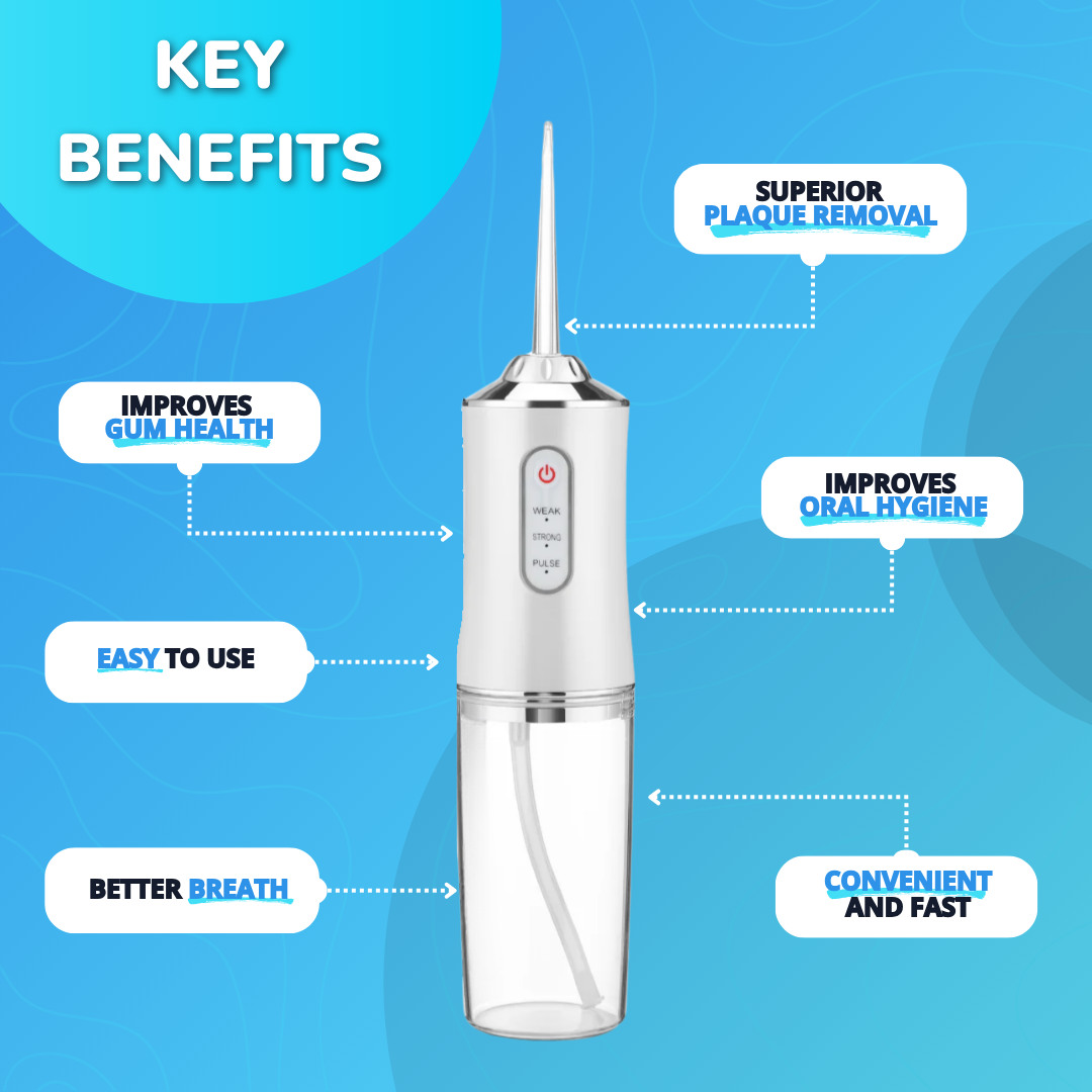 Get That Clean, Confident Smile With Our Water Flosser
