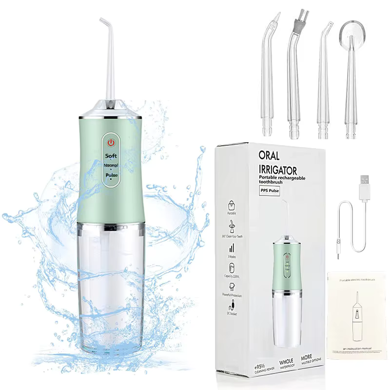 Say Goodbye to Bleeding Gums & Painful Flossing: Clean in 60 Seconds With the LumiSmile Water Flosser
